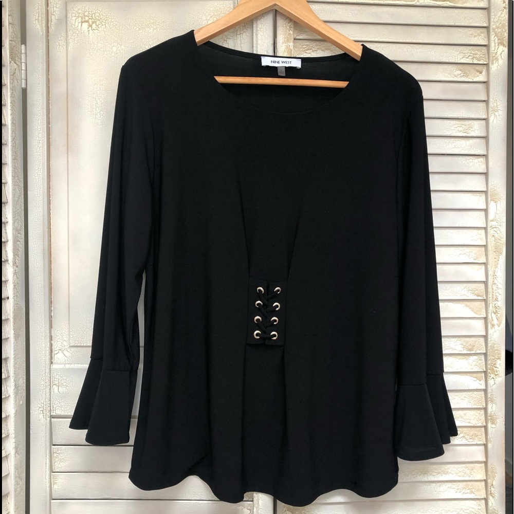 NINE WEST Black Blouse